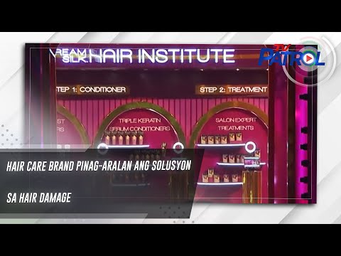 Hair care brand pinag-aralan ang solusyon sa hair damage | TV Patrol