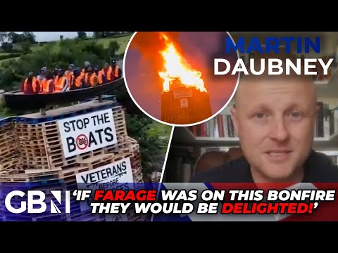 Migrant bonfire effigy OUTRAGE branded as 'HYPOCRISY' - 'if it was Farage they'd be delighted!'
