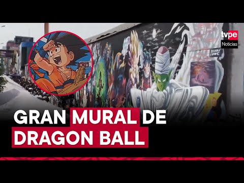 Dragon Ball: inauguran gigantesco mural en homenaje a Akira Toriyama