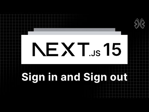 Next.js 15 Tutorial - 85 - Sign in and Sign out