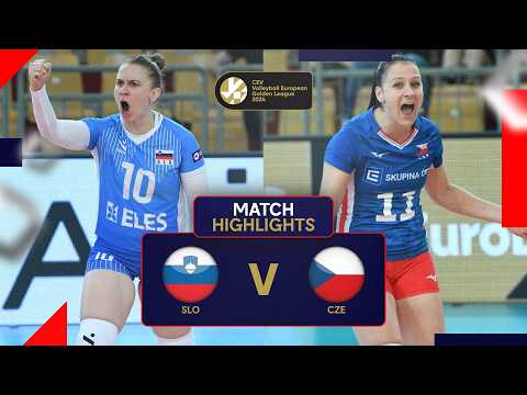 Match Highlights: SLOVENIA vs. CZECHIA I European Golden League Women