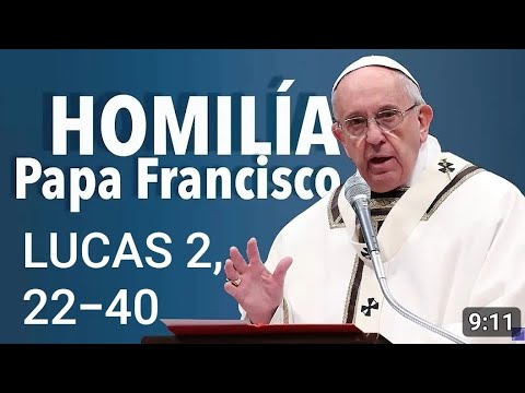 EVANGELIO MEDITADO POR EL PAPA FRANCISCO.  DOMINGO 2 DE FEBRERO DE 2025