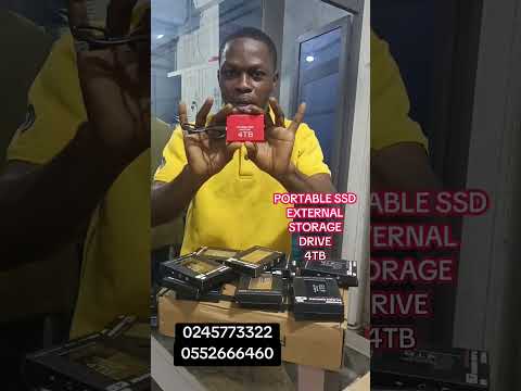 Portable SSD Storage Device: 4TB (4,000GB) 