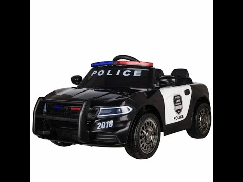 🚓 Unleash Adventure with the 12V Police Ride-On Car!Police Car