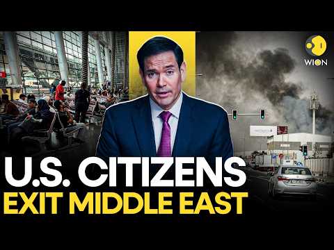 US-Israel Attack Iran: 9,000 Americans Leave Middle East, Rubio Says | WION ORIGINALS