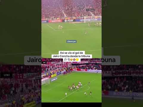 GOLAZO DE JAIRO CONCHA ANTE #RIVERPLATE DESDE LA TRIBUNA 👏⚽️  | Líbero