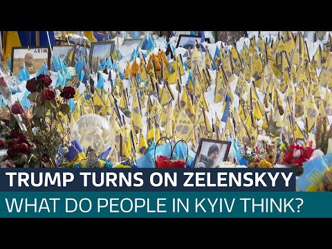 People in Ukraine respond to Donald Trump as US policy shifts towards Russia | ITV News