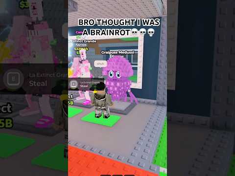 BRO THOUGHT I WAS A BRAINROT💀 #roblox #laughlabjd #roblox #stealabrainrot
