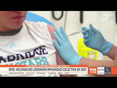 Vacuna contra coronavirus: inmunidad colectiva no se alcanzará en 2021, dice la OMS