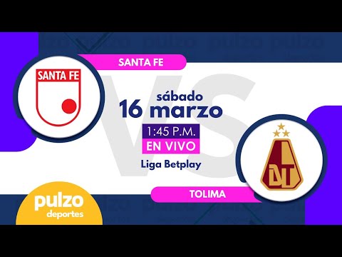 EN VIVO: Santa Fe vs Tolima - Fecha 12 Liga BetPlay Dimayor | Pulzo Deportes