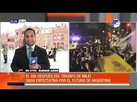 Día después del triunfo de Milei en Argentina
