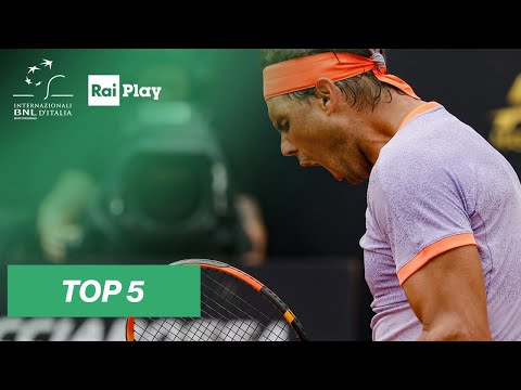 La Top 5 di Nadal - Bergs -  Internazionali d'Italia - 09/05/2024