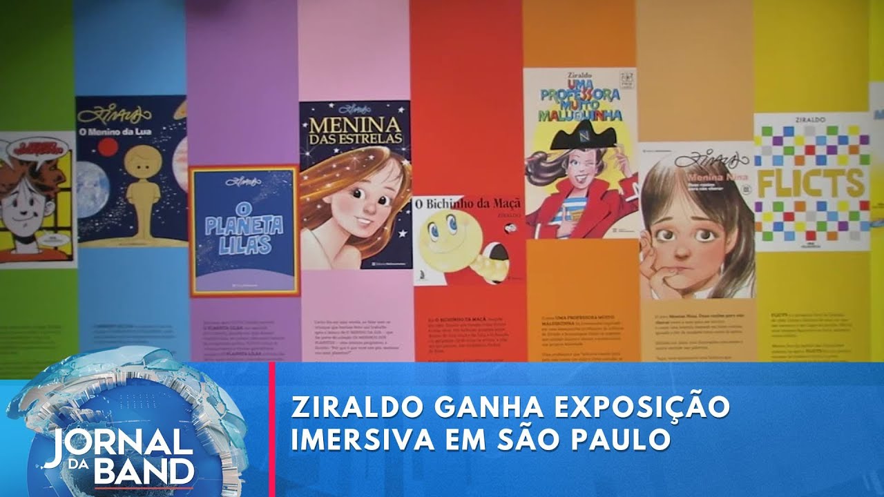 Ziraldo ganha exposição imersiva em São Paulo