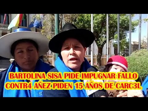 BARTOLINA SISA PIDEN INCLUIR EN PROC3SO DE GOLP3 I CARLOS MESA Y FERNANDO CAMACHO..