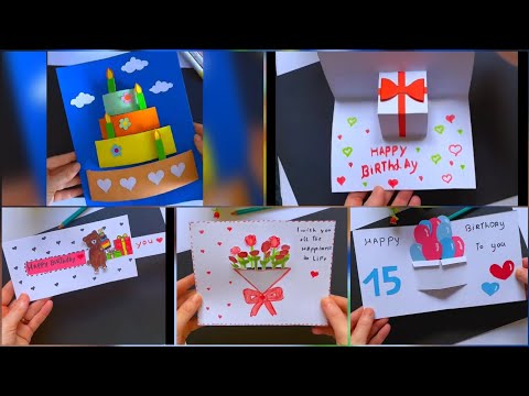 Best 5 collection gift cards #gift card idea 💡 #handmade postcard birthday card#diy easy card