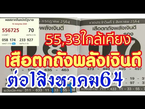 เสือตกถังพลังเงินดี--งวด1สิงหา เสือตกถังพลังเงินดี--งวด1สิงหา