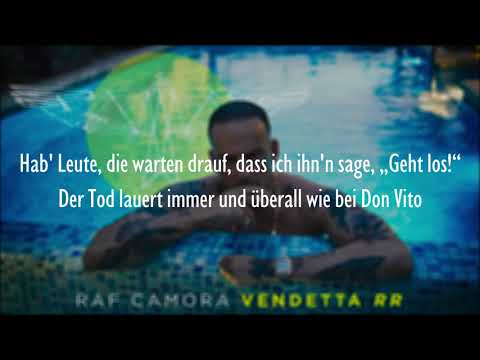 RAF Camora - VENDETTA RR // OUTRO (Official HQ Lyrics) (Text)