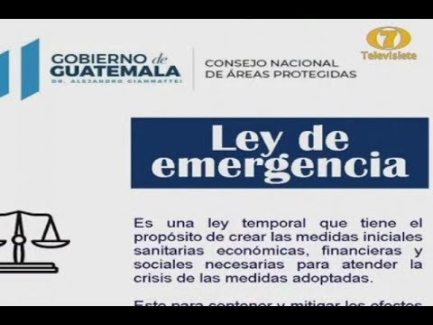 Conozca los detalles de la Ley de Emergencia  por el COVID-19