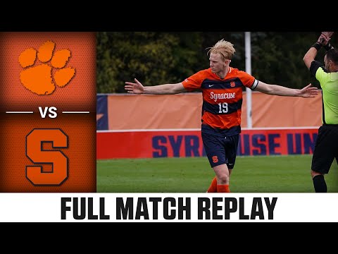 Clemson Vs Syracuse Full Match Replay 2023 ACC Men S Soccer BVM Sports