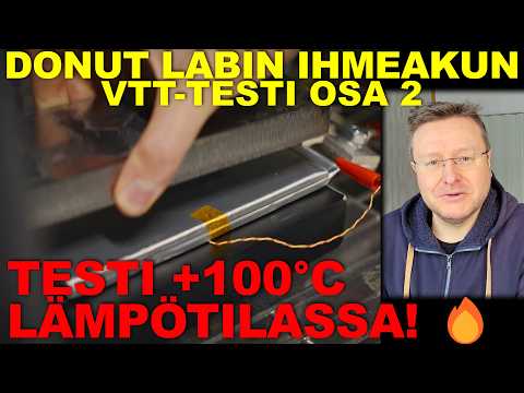 VTT-testi +100°C lämpötilassa! Donut Lab Solid State Battery osa 4