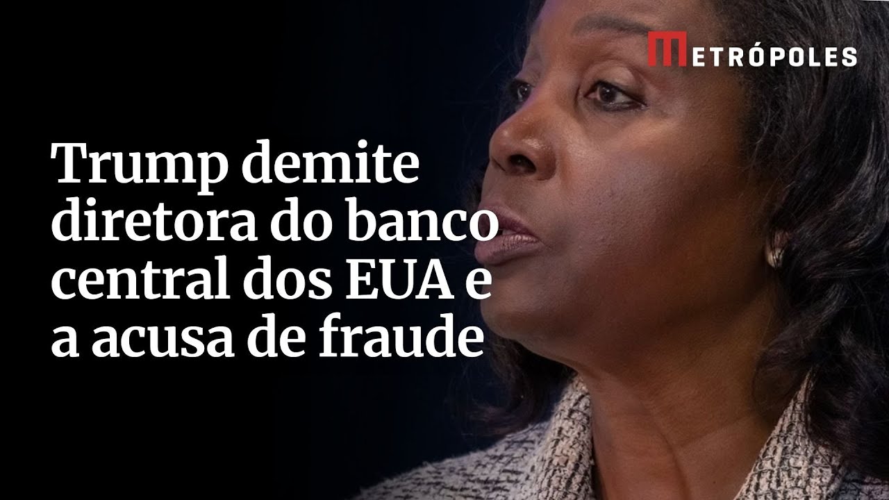 Trump demite diretora do banco central dos EUA e a acusa de fraude