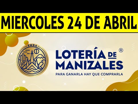 Resultados Lotería de MANIZALES del Miércoles 24 de Abril de 2024  PREMIO MAYOR