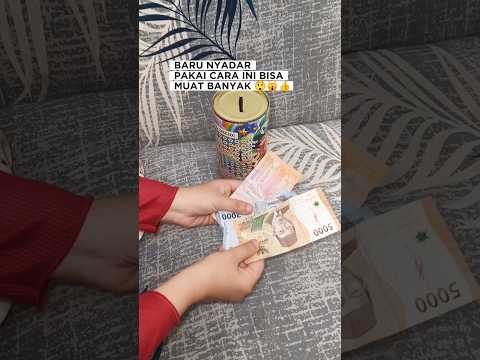 tips melipat uang celengan #lifehacks #tipsandtricks