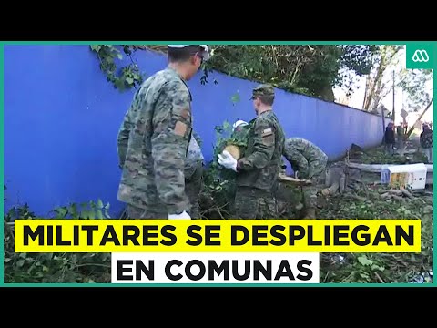 Cortes de luz: Militares se despliegan en cuatro comunas de Santiago para ayudar en emergencia