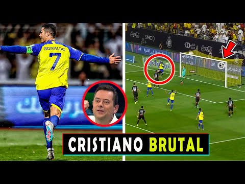 ASÍ REACCIONA PRENSA EUROPEA a GOL de CRISTIANO RONALDO AL NASSR vs AL RAED 4-0