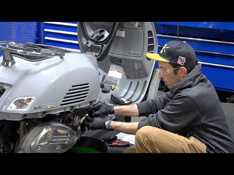 How to Flush the Coolant on a Vespa GTS HPE