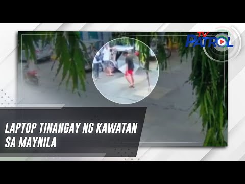 Laptop tinangay ng kawatan sa Maynila | TV Patrol