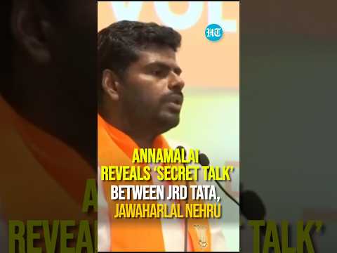 Annamalai Reveals ‘Secret Talk’ Between JRD Tata, Jawaharlal Nehru | #LokSabhaPolls