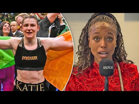 MASTERCLASS! Natasha Jonas REACTS TO ‘DOMINATING’ Katie Taylor VICTORY vs Serrano!