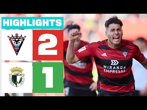 Resumen de CD Mirandés vs Burgos CF (2-1)