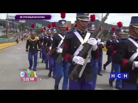 ¡Ambientazo! Alegría y color en desfiles del 446 Aniversario de Tegucigalpa