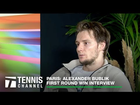 Alexander Bublik Reflects on his Successful Season Thus Far | 2023 Paris First Round Win Interview