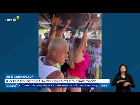 Calorão no impede pré-carnaval no Sambódromo e nas ruas do Rio