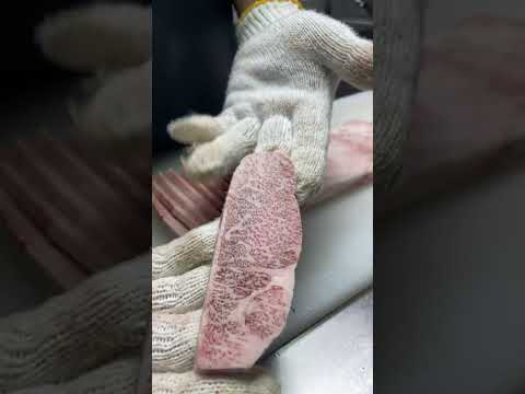 焼肉用タテバラ、上カルビスライド、カット、盛り付け方法 #food BBQ、#焼肉