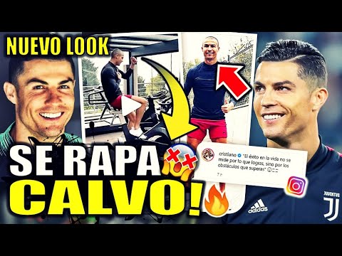 Cristiano Ronaldo SE RAPA CALVO | Nuevo look SORPRENDE a fans | CR7 se ejercita y corte de cabello