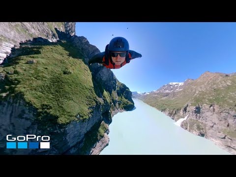 GoPro: Scenic Wingsuit Flight Over Dam