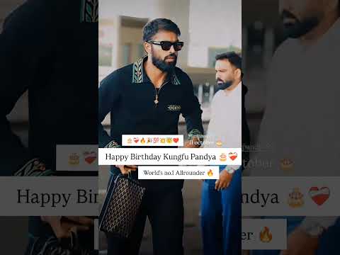 Happy Birthday Hardik Pandya sir ❤️‍🩹🎉💯😇💥🎂🔥#hardikpandya #birthday #king#attitude