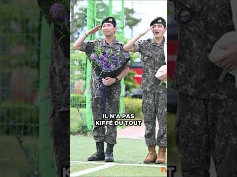StoryBoard 3 de la vidéo LA RÉACTION INSTANTANÉE DE RM AU MOT "MILITAIRE"  Actu KPOP FR #rm #namjoon #bts #army #kpop #idol