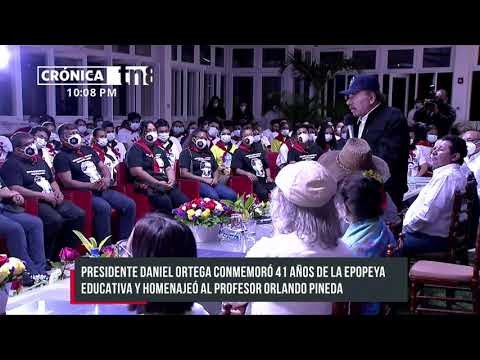 Presidente Daniel Ortega: «Ser analfabeto es ser esclavo» - Nicaragua