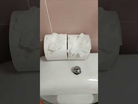 Cómo hacer una Flor con Papel Higiénico 🌸