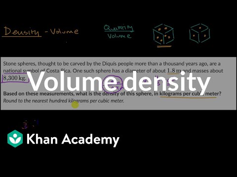 Volume density