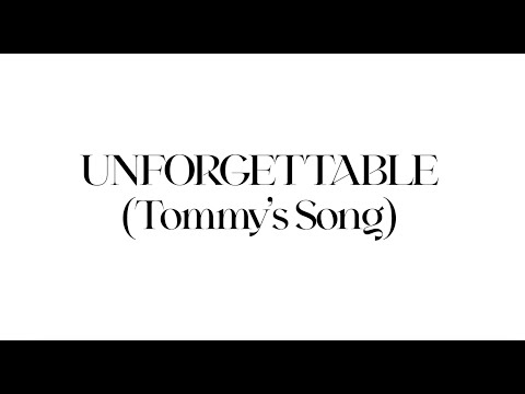 Demi Lovato - Unforgettable (Tommy's Song) (Official Lyric Video)