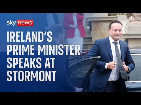 Ireland PM Leo Varadkar addresses the return of power sharing in Northern Ireland