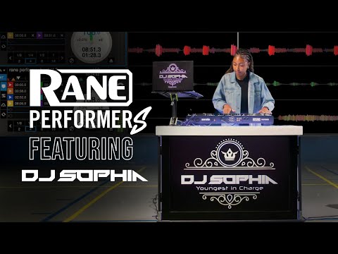 DJ Sophia Rocks on the RANE PERFORMER