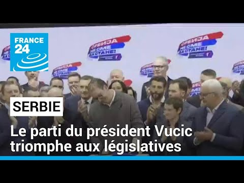 Le président serbe revendique la victoire de son parti aux élections législatives • FRANCE 24