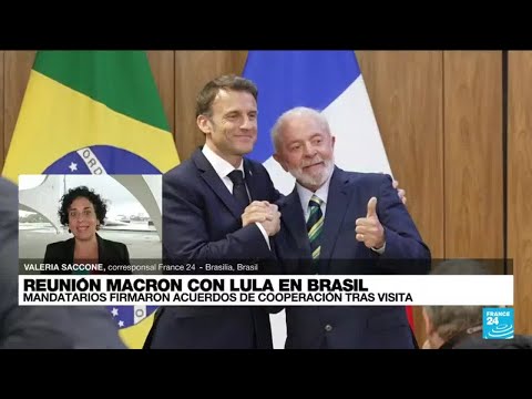 Informe desde Brasilia: en el último día de su gira, Macron firmó acuerdos con Lula